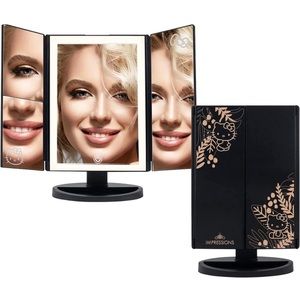 Impressions Vanity X Hello Kitty | TriFold LED Makeup Mirror with Magnification